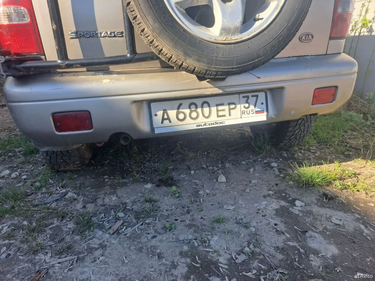 Задний бампер для Киа Спортейдж-1 — Kia — Sportage