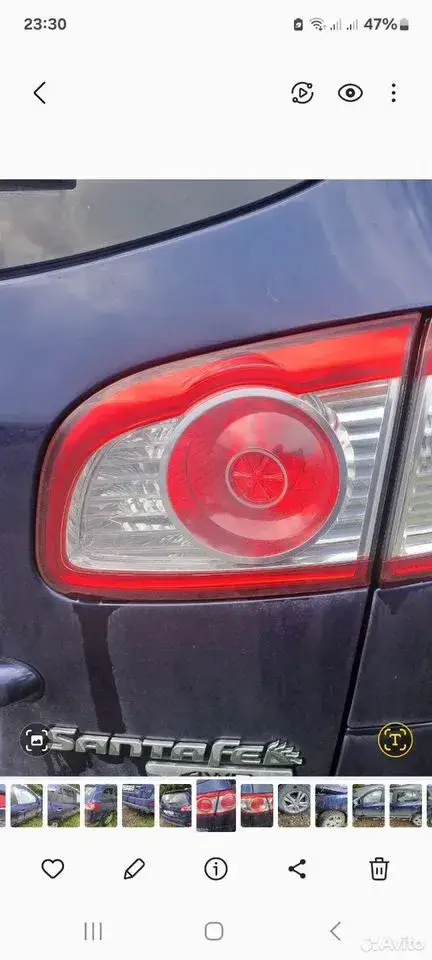 Задние фонари багажника для Хюндай Санта Фе-2 — Hyundai — Santa Fe